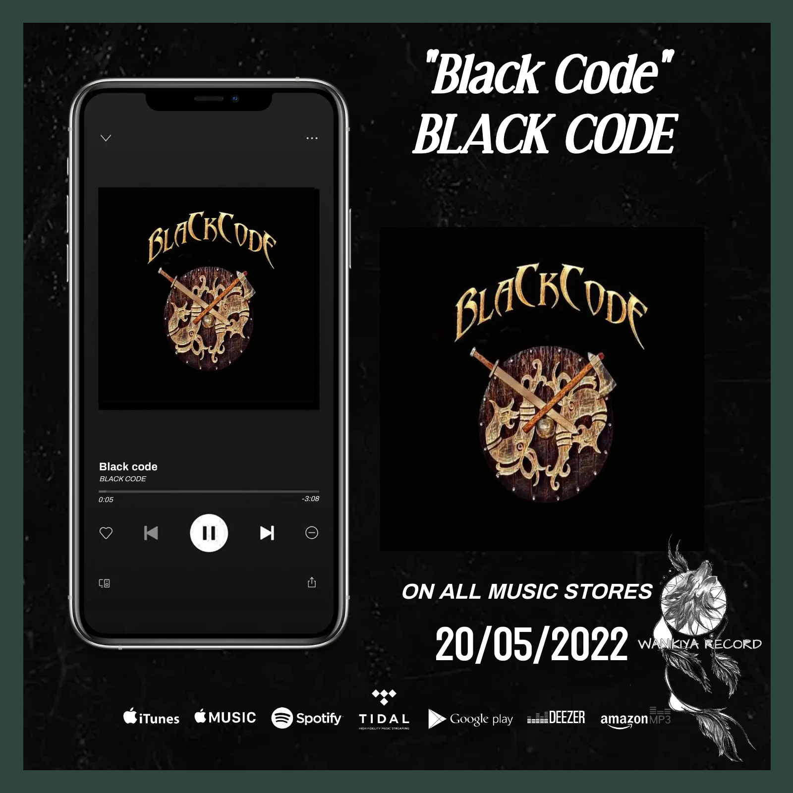 I Black Code entrano in Wanikiya e il 20 Maggio faranno uscire il disco omonimo “Black Code”