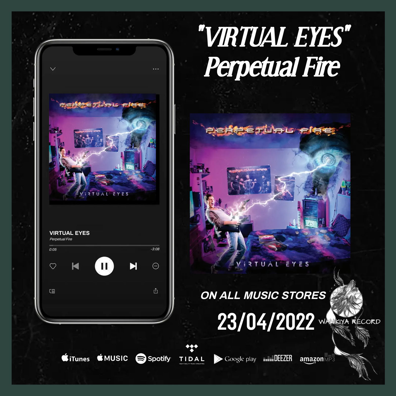 “Virtual Eyes”, il nuovo album dei Perpetual Fire fuori sabato 23 Aprile